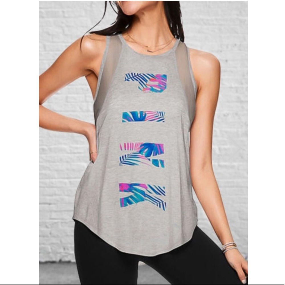 Cute Victoria’s Secret Pink Racerback Tank Top